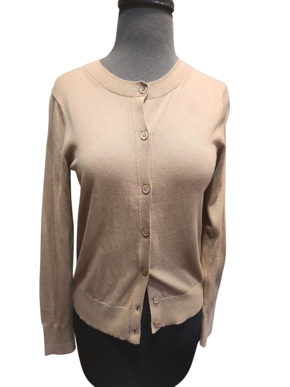 Banana Republic Factory Camel  Crewneck Button Cardigan XS